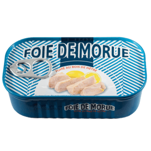 Банка печінки тріски FOIE de Morue 121г – делікатес з Франції з багатством вітамінів