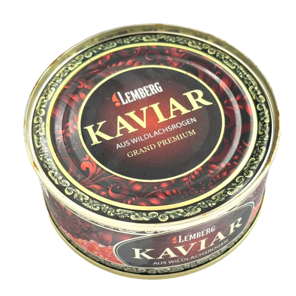 gorb-90.png Банка ікри горбуші Lemberg Grand Premium 90г з яскраво-оранжевими зернами